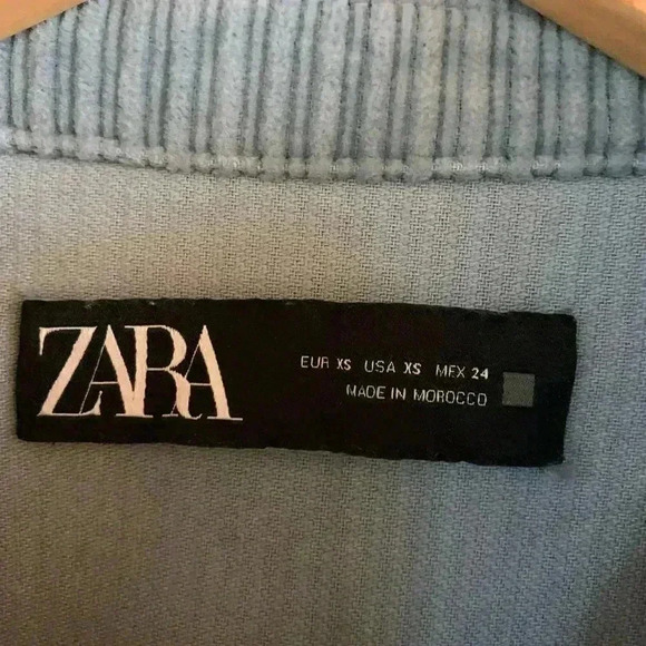Zara Corduroy Frayed Shirt/Jacket - Picture 3 of 4
